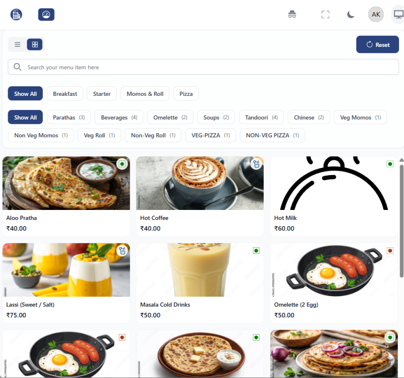 Effortless Menu Management